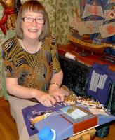 Lace-making, demonstration 1