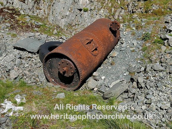 HRS 10239 Honister slate mine, air tank L7740764