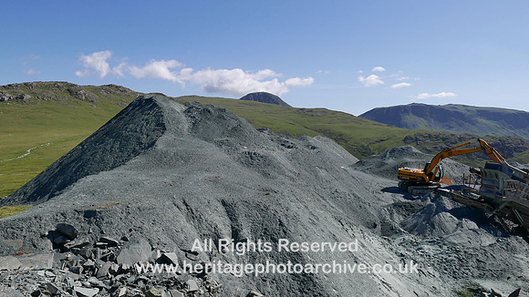 HRS 10251 Honister slate mine, waste tips L7740756