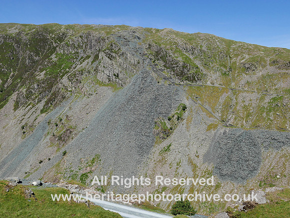 HRS 10254 Honister, Yew Crag quarry works and incline L7740744