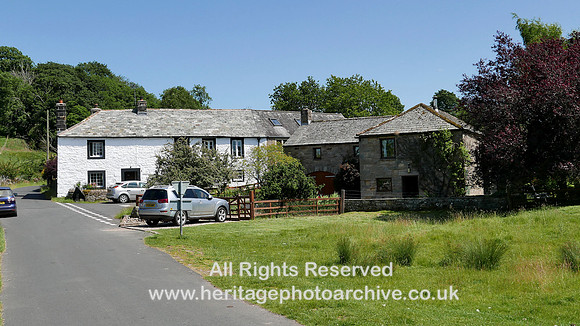 HRS 10313 Maulds Meaburn, Left former Bay Horse Pub, Right cornmill L7740810