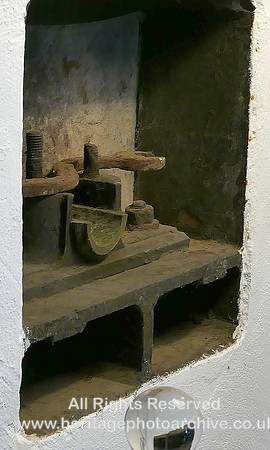 HRS 102302 Maulds Meaburn, corn mill inside bearing and spanner L7740792