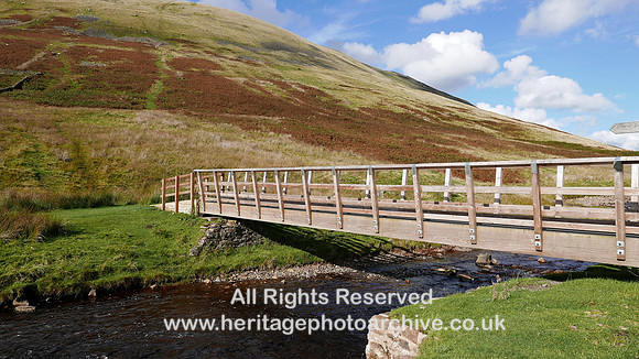 HRS 8537 Barbondale, Fell House Footbridge L7700415