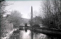 Backbarrow, Blue Works and sluice from river to iron works