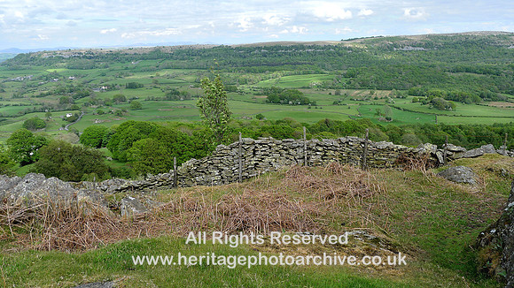 HRS 8587 Cartmel Fell, Ravens Barrow, View towards Whitbarrow