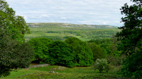 HRS 8583 Cartmel Fell, Ravens Barrow, view across valley to Whitbarrow
