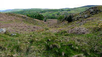 HRS 8588 Cartmel Fell, Ravens Barrow west view down meltwater channel