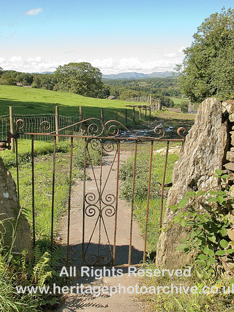 HRS 4743 Footpath rear of Cartmel Fell Church