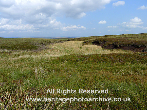 HRS 10374 Tan Hill, embankment across beck L1190393