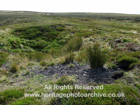 HRS 10379 Tan Hill, coal mine shaft and coal residue in foreground L1190400