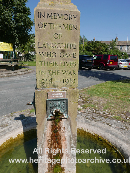 HRS 11260 Langcliffe, war memorial 2022