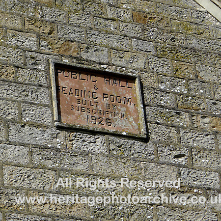 HRS 10404 Keld, public Hall and reading room 1926 datestone L1190433