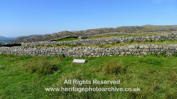 HRS 10488 Hard Knott Roman Fort, Commanding Officer's House L1190511