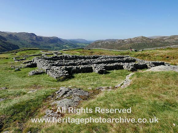 HRS 10498 Hard Knott Roman Fort, general view L7750075
