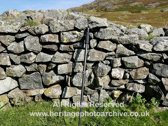 HRS 10501 Hard Knott Roman Fort, wall close up DSW L7750078