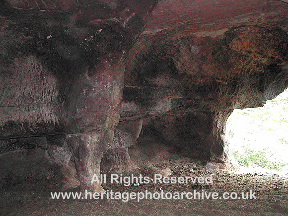 HRS 1161 Frodsham Caves, Excavation looking towards entrance 2005