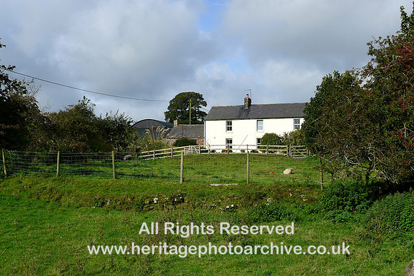HRS 10534 Croglin, farmouse and remains of stone-breasted dry stone wall 2019 NY573 389 L1190547