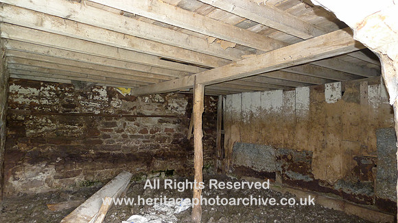 HRS 10548 Croglin, old farm building interior NY576 474  L1190565