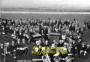 Prestwich Brass band 1922 b05919