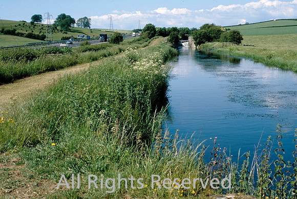 Lancaster Canal at Tewitfield 1989