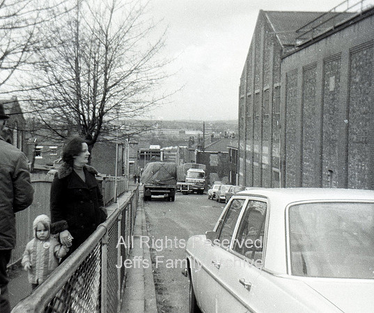 Radcliffe Paper Mill, Rupert St etc Looking down Johnson Street Mother and child