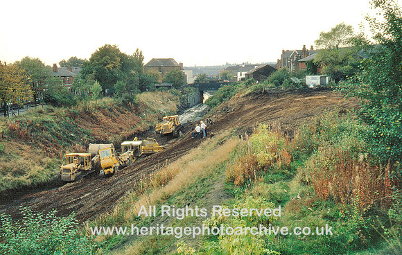 HRS 1996 Bury line construction on link  1978