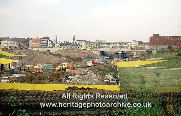 HRS 1995 Bury constructing Bury Interchange 1978