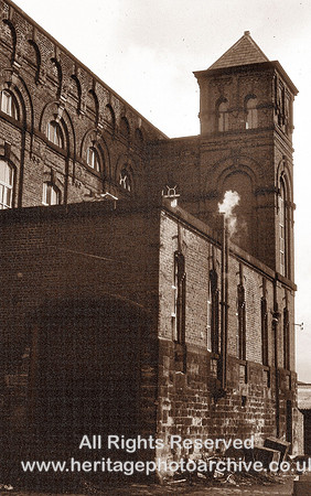 HRS 1284 Bury, Wikes Woollen Mill, exterior 1979