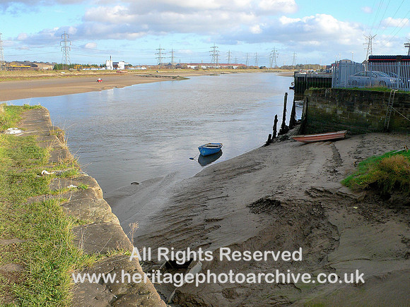 HRS 3307 Connahs Quay dock,  looking towards Chester