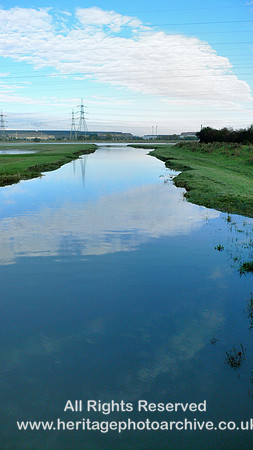 HRS 3293 Connahs Quay, channel at high tide