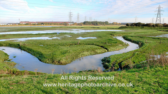 HRS 3291 Connahs Quay, River Dee at high tide