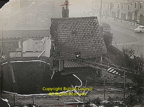 Farnworth, Worsley Road mine shaft Jan 1964