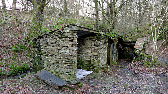 HRS 10594 Coniston, remains of quarry workshops SD 29774 97414 L1190716