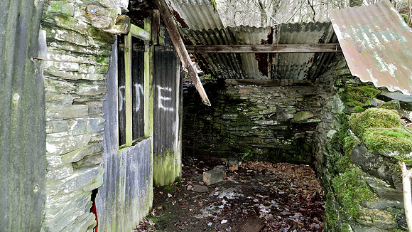 HRS 10595 Coniston, remains of quarry workshops SD 29774 97414 L1190714