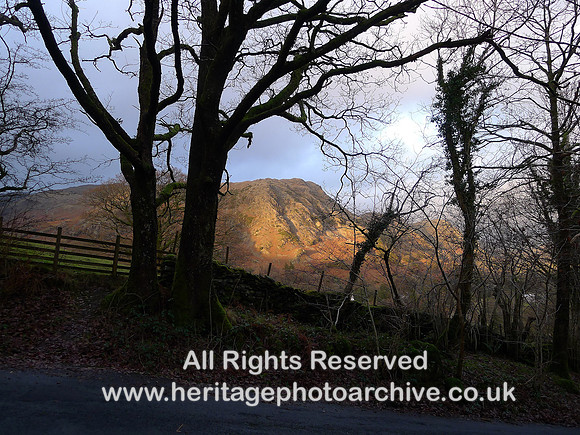HRS 10591 Coniston, Yew Pike, winter sunshine L1190724