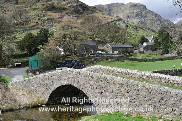 HRS 7935 Longsleddale, Sad Gill farm and bridge 2011
