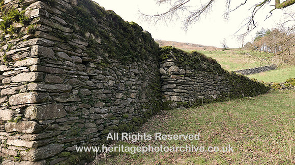 HRS 8660 Longsleddale, Stockdale, lime kiln dry stone walling L7700695