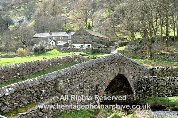 HRS 7936 Longsleddale, Sadgill bridge and farmhouse 2011
