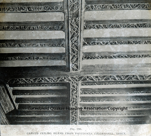 Carved ceiling beam, Coggeshall, Essex_032
