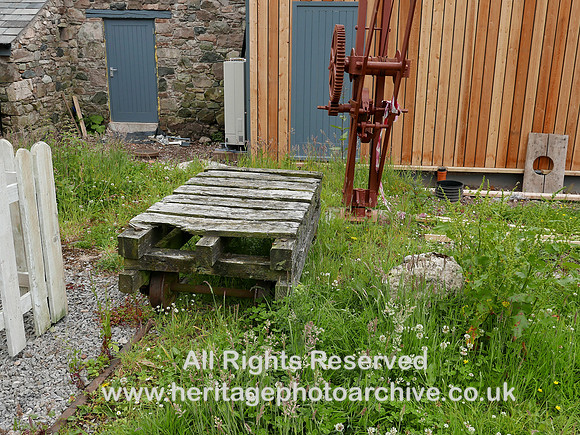 HRS 10216 Nether Wasdale, Wasdale sawmill crane and bogey L7740687