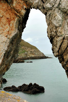 HRS 914 Porth Wen faulted arch and sea