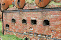 HRS 909 Porth wen brickworks, gas retort charging holes