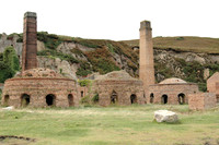 HRS 912 Porth Wen brickworks, kilns and chimneys
