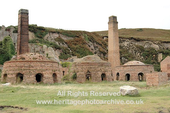 HRS 912 Porth Wen brickworks, kilns and chimneys