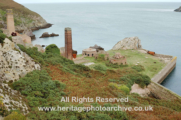 HRS 892 Porth Wen general view of brickworks