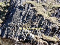 Columnar jointing at Torver Beck