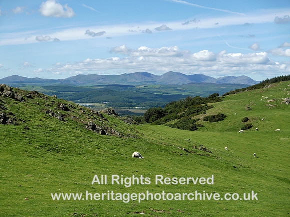 HRS 5605 Howbarrow looking NW towards Lake District mountains L7750496