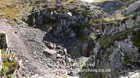 HRS 11212 Dunnerdale, Stainton Ground Quarry upper, possible collapsed area and quarry hole 2022