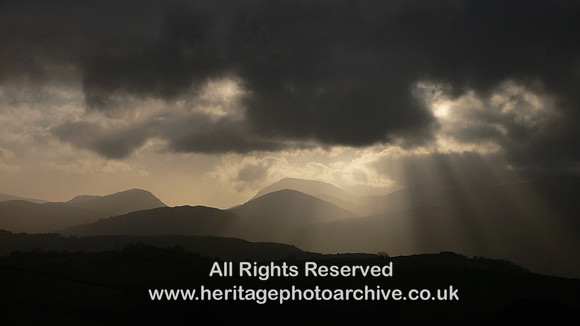 HRS 62 Snowdonia from the east. Brown.