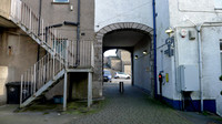 HRS 10607 Milnthorpe, Church Street, Terraced houses carriage arch  L1190810
